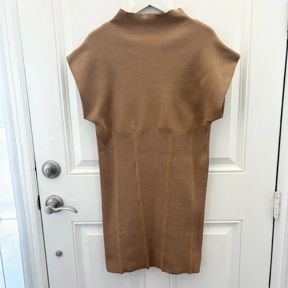 NWT By Anthropologie Mock-Neck Mini Dress XL - Picture 7 of 14